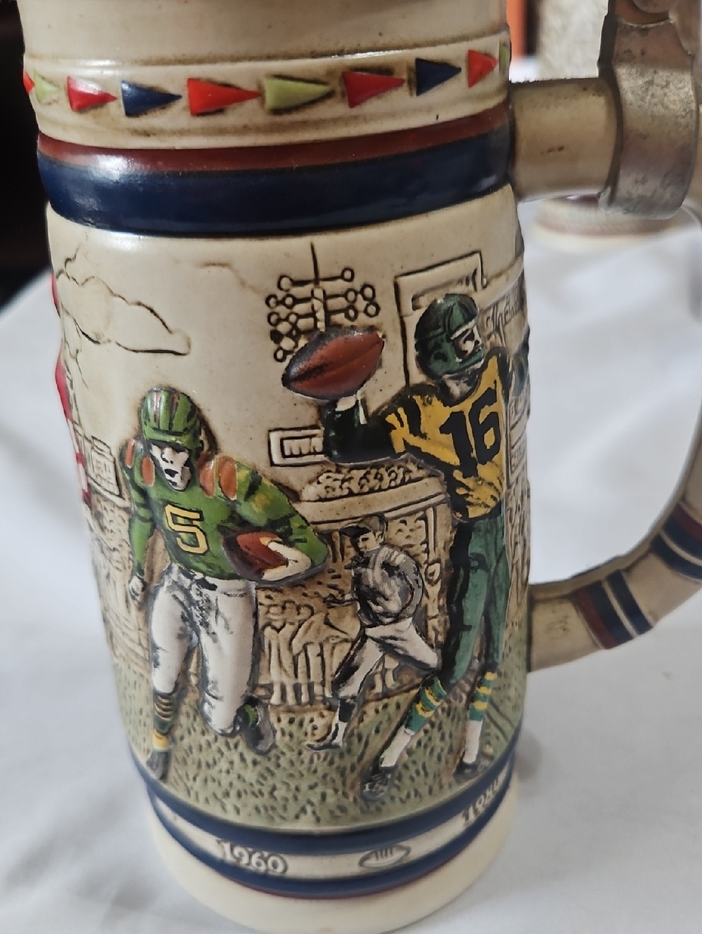 Avon Football Vintage Beer Stein - 1983 Large